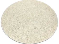 Tapijt Soffi Rond Shaggy 5Cm Creme Cercle 120 Cm