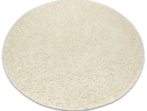 Tapijt Soffi Rond Shaggy 5Cm Creme Cercle 120 Cm