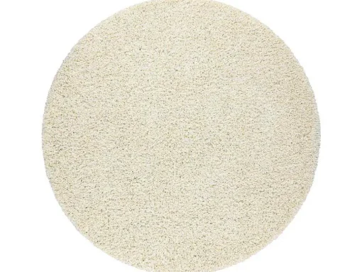 Tapijt Soffi Rond Shaggy 5Cm Creme Cercle 120 Cm