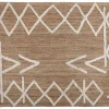 Tapijt Van Handgeweven Jute En Katoen - 160 X 230 Cm - Naturelkleurig En Wit - Garland