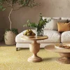 Tapijt Van Vinyl Met Bloemmotieven - 120 X 180 Cm - Geel En Wit - Capucina