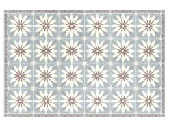 Tapijt Van Vinyl Met Bloempatroneneffect Florita - 120 X 180 Cm
