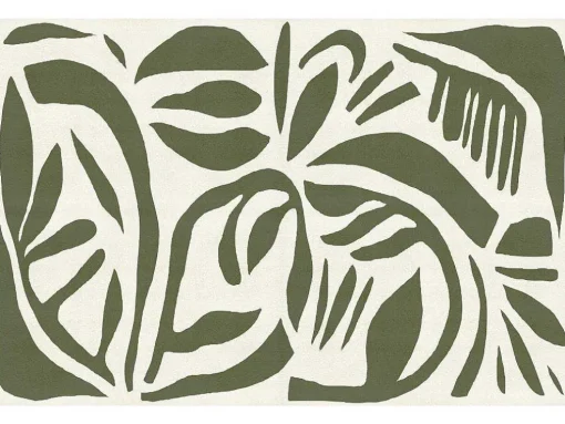Tapijt Van Vinyl Met Tropisch Motief - 120 X 180 Cm - Groen - Imaza