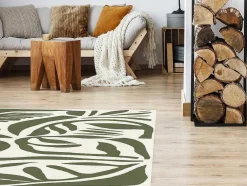 Tapijt Van Vinyl Met Tropisch Motief - 120 X 180 Cm - Groen - Imaza