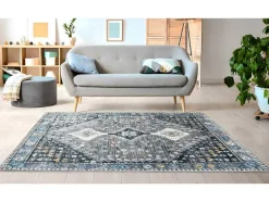 Tapijt Vintage Orientaalse Stijl Clossy - Polypropyleen - 160 X 230 Cm - Grijs