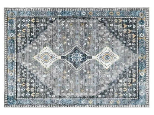 Tapijt Vintage Orientaalse Stijl Clossy - Polypropyleen - 160 X 230 Cm - Grijs