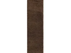 Tapijt, Vloerbekleding Soffi Shaggy 5Cm Bruin - Voor Keuken, Naar De G 70X300 Cm