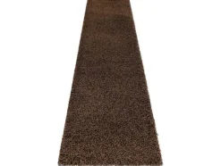 Tapijt, Vloerbekleding Soffi Shaggy 5Cm Bruin - Voor Keuken, Naar De G 70X300 Cm