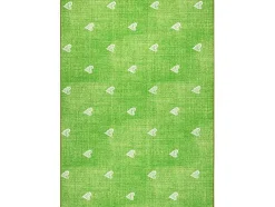 Tapijt Voor Kinderen Hearts Jeans Gewreven Harten, Kinderen - Groen 300X450 Cm