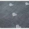 Tapijt Voor Kinderen Hearts Jeans, Gewreven Harten, Kinderen - Grijsk 100X150 Cm