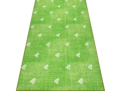 Tapijt Voor Kinderen Hearts Jeans Gewreven Harten, Kinderen - Groen 300X450 Cm