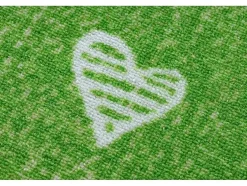 Tapijt Voor Kinderen Hearts Jeans Gewreven Harten, Kinderen - Groen 300X450 Cm