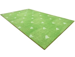 Tapijt Voor Kinderen Hearts Jeans Gewreven Harten, Kinderen - Groen 300X450 Cm