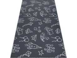 Tapijt Voor Kinderen Toys Speelgoed, Om Mee Te Spelen, Kinderen - Grij 400X500 Cm