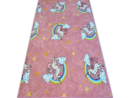 Tapijt Voor Kinderen Unicorn Rozekleuring Eenhoorn 250X350 Cm