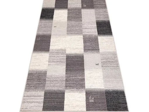 Tapijt Wol Angel 7961 / 52022 Geometrisch, Vierkant Beige / Grijs 160X230 Cm
