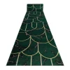 Tapijtloper Emerald Exclusief 1016 Glamour, Stijlvol Art Deco, Marmer 80X120 Cm