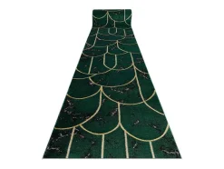 Tapijtloper Emerald Exclusief 1016 Glamour, Stijlvol Art Deco, Marmer 80X120 Cm