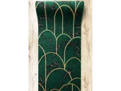 Tapijtloper Emerald Exclusief 1016 Glamour, Stijlvol Art Deco, Marmer 80X120 Cm