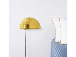 Taranto Wandlamp, Goud, 30 X 15 X 15 Cm, Epikasa