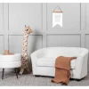 Teddy Bank 2 Persoons Voor Kinderen Wit.