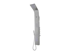 Thermostatische Douchekolom Met Massagestralen, Ledverlichting En Bluetooth - L20 X H165 Cm - Zilverkleurig - Chakra V
