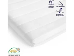 Topmatras 90X200 Cm Met Stevige Ondersteuning - Afneembare En Wasbare Hoes Voor Optimale Hygiene