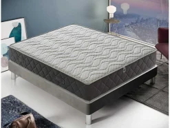Traagschuimmatras - 11 Comfortzones - Silver Safe-Hoes 105 X 190 Cm