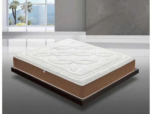 Traagschuimmatras Met 5 Cm Geheugen - Hoogte 25 Cm - Orthopedisch - Verwijderbaar 135 X 200 Cm