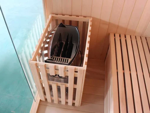 Traditionele Finse Sauna 4/5 Persoons Kolding - 180 X 160 X 200 Cm