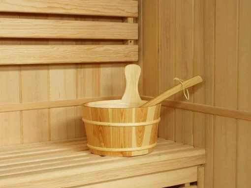 Traditionele Finse Sauna Sigtuna - 2 Tot 3 Plaatsen - L150 X L120 X H200 Cm - Met Led Verlichting