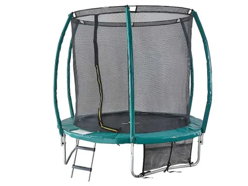 Trampoline Met Binnenbeschermingsnet, Ladder, Hoes En Verankeringsset - D.244 Cm - Wallaby