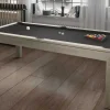 Transformeerbare Tafel Biljart & Pingpong - Licht Naturelkleurig - L182 X B102 X H80 Cm - Henk