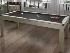 Transformeerbare Tafel Biljart & Pingpong - Licht Naturelkleurig - L182 X B102 X H80 Cm - Henk