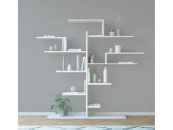 Tree Boekenkast, Wit, 180X25X161 Cm, Epikasa