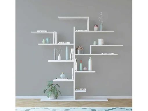 Tree Boekenkast, Wit, 180X25X161 Cm, Epikasa