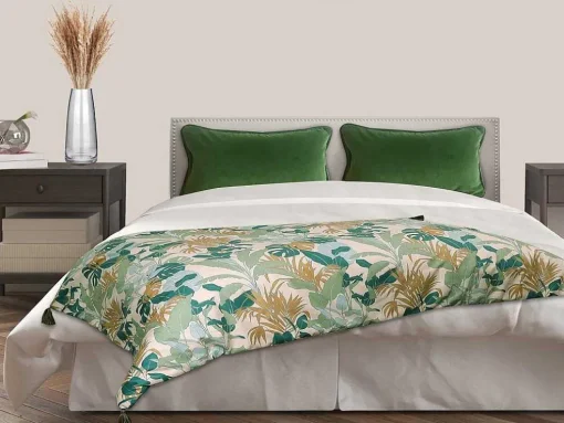 Tropische Sprei Van Velours - L200 X D90 Cm - Meerdere Kleuren - Toomai