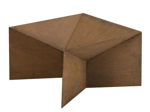 Tuin Vuurkorf In Cortenstaal - L. 50 X P. 50 X H. 30 Cm - Vierkant - Morogoro