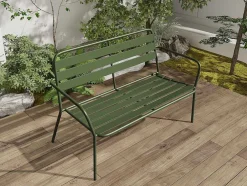 Tuinbankje Van Metaal - Kaki - Mirmande