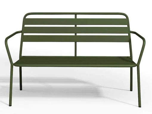 Tuinbankje Van Metaal - Kaki - Mirmande