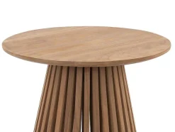 Tuinbijzettafel Van Teakhout D50 Cm - Licht Naturel - Triani