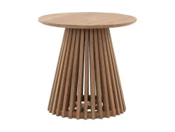 Tuinbijzettafel Van Teakhout D50 Cm - Licht Naturel - Triani