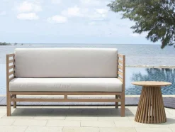 Tuinbijzettafel Van Teakhout D50 Cm - Licht Naturel - Triani