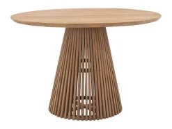 Tuineettafel Van Teakhout D120 Cm - Licht Naturel - Triani