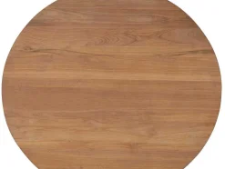 Tuineettafel Van Teakhout D120 Cm - Licht Naturel - Triani
