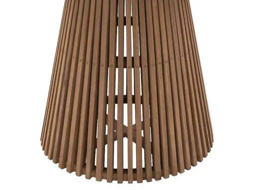 Tuineettafel Van Teakhout D120 Cm - Licht Naturel - Triani