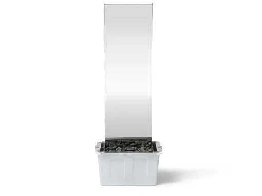 Tuinfontein Golf Van Roestvrij Staal - H130 Cm - Zilverkleurig - Hoki