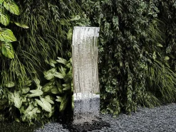 Tuinfontein Golf Van Roestvrij Staal - H130 Cm - Zilverkleurig - Hoki