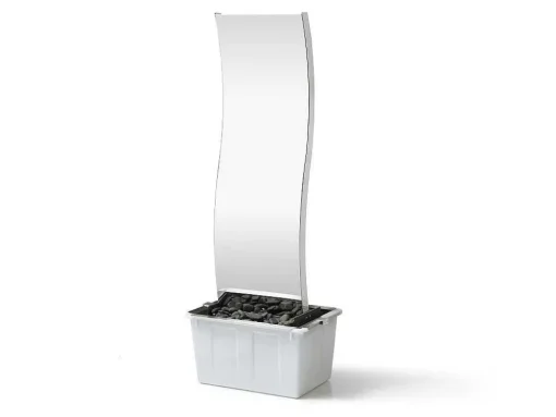 Tuinfontein Golf Van Roestvrij Staal - H130 Cm - Zilverkleurig - Hoki