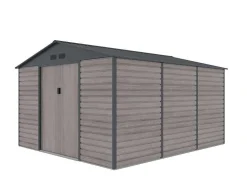 Tuinhuis Van Gegalvaniseerd Staal Met Grijs Houteffect 13,12 M - Adelmo
